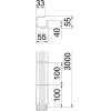 OBO Bettermann 6005520 Mřížkový žlab (d x š x v) 3 m x 50.00 mm x 50.00 mm 3 m