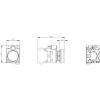 Siemens 3SU11000AB103BA0 3SU1100-0AB10-3BA0 tlačítko plastový přední prstenec, okrouhlý tlačítko černá 1 ks