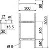 OBO Bettermann 6208541 vodič kabelu (d x š x v) 3 m x 300.00 mm x 60.00 mm 3 m
