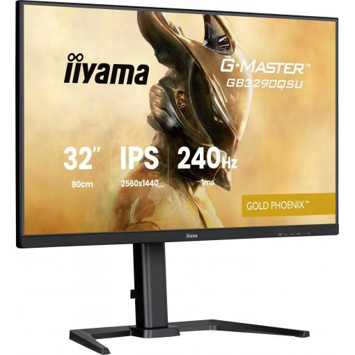 Iiyama G-MASTER herní monitor 80 cm (31.5 palec)2560 x 1440 Pixel, 16:9, 1 ms, IPS LED