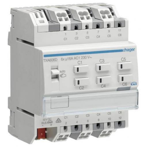 Hager KNX TXA606D ovládání žaluzií TXA606D