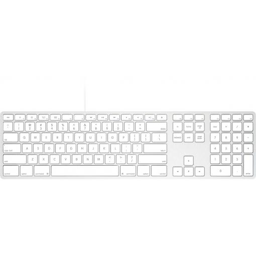 Matias FK318S Wired Aluminium Keyboard for Mac USB klávesnice US anglická, QWERTY, Mac stříbrná