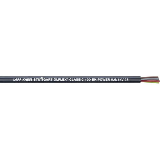 LAPP ÖLFLEX® CLASSIC 100 BK POWER 1120462/100 řídicí kabel 2 x 1.5 mm², 100 m, černá