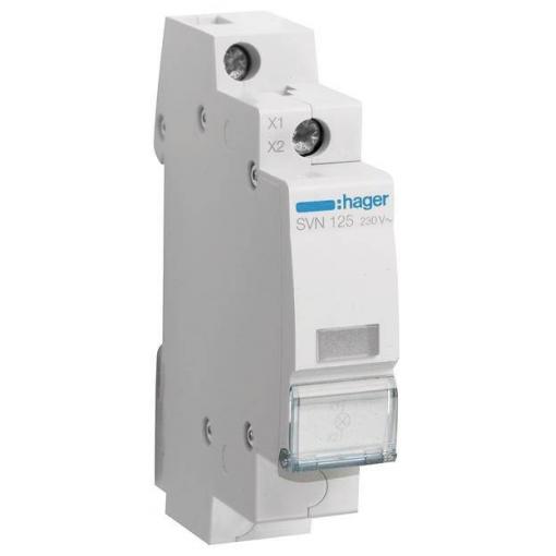 bezbarvá 230 V Hager SVN125
