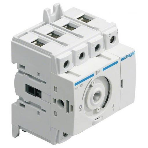 Hager HAB404 HAB404 výkonový odpínač 4pólový 40 A 415 V