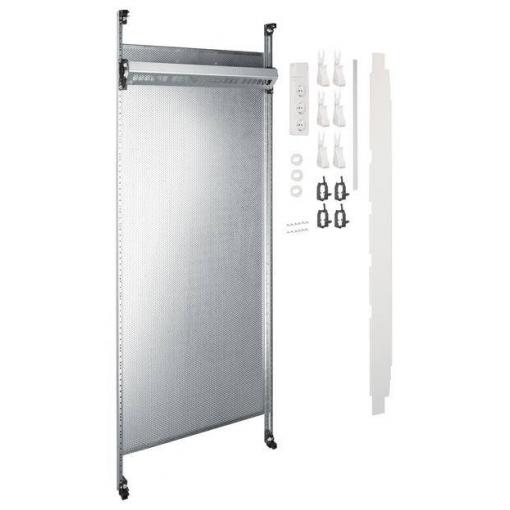 Hager UF52NW Kompletní multimediální univerzální panel Hager UF52NW 1350 mm 2patch moduly Rozvodné pole 1 ks