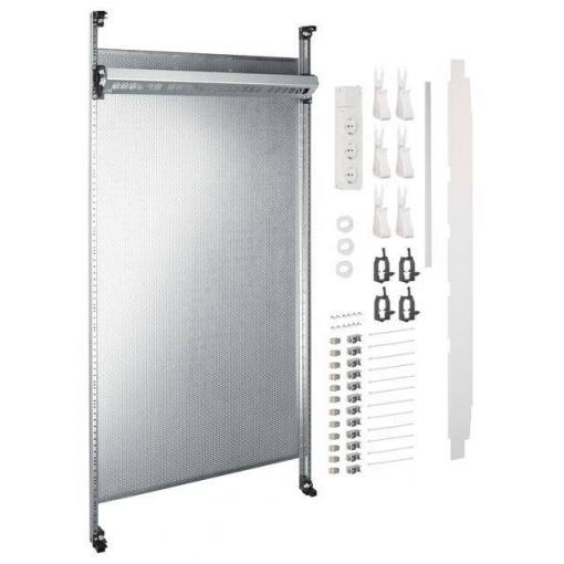 Hager UF321NW Kompletní multimediální panel Hager UF321NW univerzální z 1050mm 2eld s 12xpatch mod.RJ45 Rozvodné pole vícebarevná 1 ks