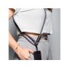 Crossbody šňůrka FORCELL F-Design S10X165 Purple - nastavitelná