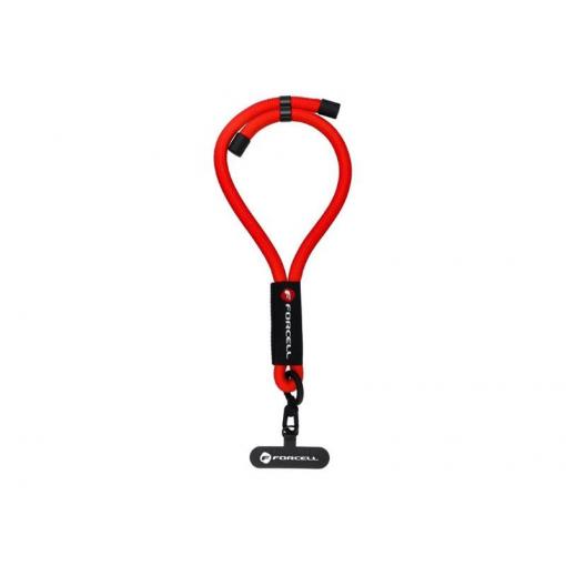 Šňůrka na zápěstí FORCELL R10X40 Red - nastavitelná