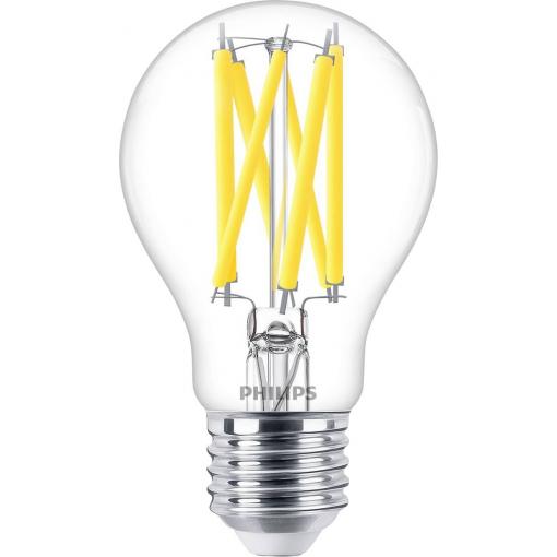 Philips 31101500 LED Energetická třída (EEK2021) D (A - G) E27 klasická žárovka 10.5 W = 100 W teplá bílá (Ø x d) 60 mm x 108 mm stmívatelné (Dimtone) 1 ks