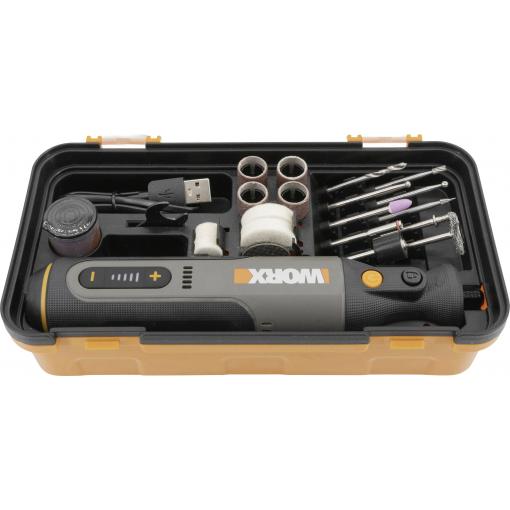 Worx gravírovací přístroj, kufřík, Vč. nabíjecího kabelu, 8 V, WX106