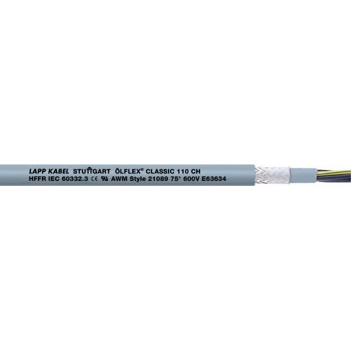 LAPP ÖLFLEX® CLASSIC 110 CH 10035040-500 řídicí kabel 2 x 0.75 mm², 500 m, šedá