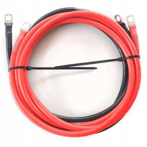 Propojovací kabely s oky M8, 2× 16 mm², 1 m, pár