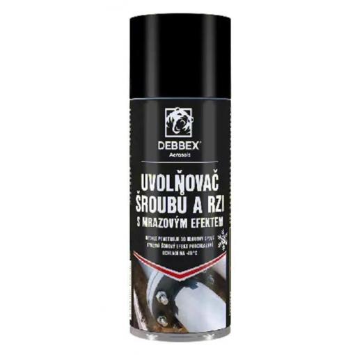 Uvolňovač šroubů a rzi DEBBEX, 400 ml, sprej s mrazovým efektem