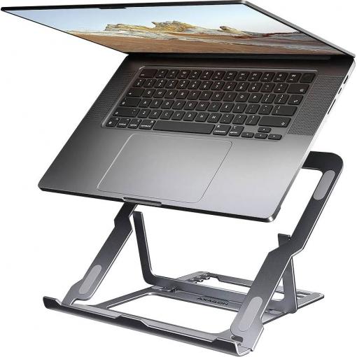 AXAGON podložka pod notebook nastavitelná výška, sklopné