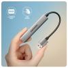 AXAGON HUE-STA USB Hub 4 porty USB-C®, USB-A 5 GBit/s šedá