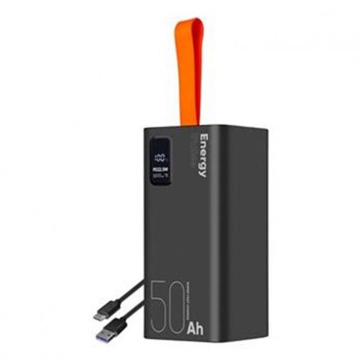 Powerbanka OBAL:ME PowerNest 50000 mAh, 22,5 W, USB-C/USB-A, černá