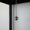 Stojící lampa ZD178 s policemi, černá, E27, 160 cm