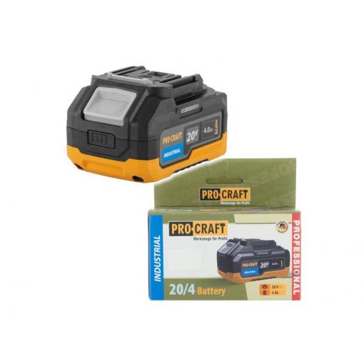 Baterie PROCRAFT Industrial 20V 4000mAh 20/4