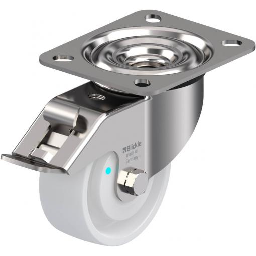 Blickle 842783 LEX-PO 80KAD-FI Otočné kolečko s brzdou Ø kola: 80 mm nosnost (max.): 150 kg 1 ks