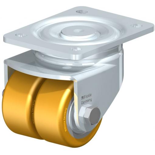 Blickle 842173 LHD-VSTH 80K Dvojité otočné kolečko ve vidlici Ø kola: 80 mm nosnost (max.): 500 kg 1 ks