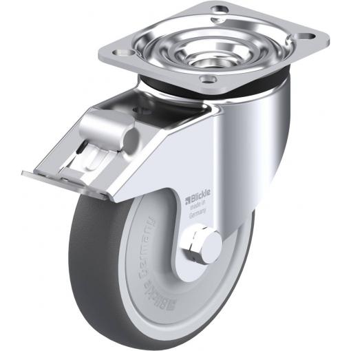 Blickle 760096 LK-PATH 125KF-1-FI Otočné kolečko s brzdou Ø kola: 125 mm nosnost (max.): 250 kg 1 ks