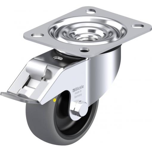 Blickle 646638 LE-TPA 80G-FI-ELS Otočné kolečko s brzdou Ø kola: 80 mm nosnost (max.): 65 kg 1 ks