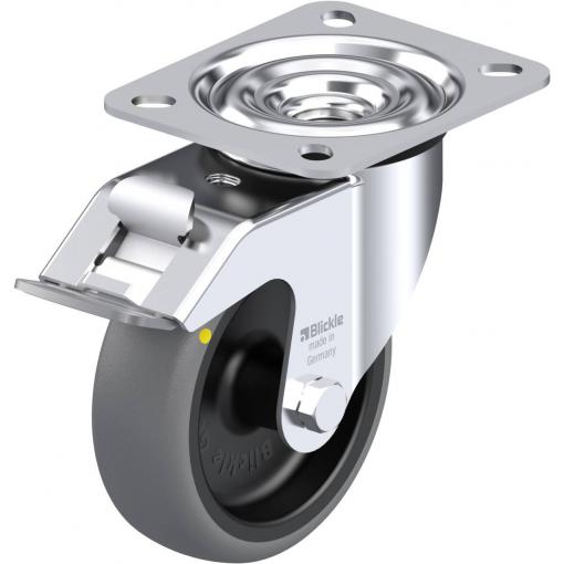 Blickle 653741 LE-TPA 102G-FI-ELS Otočné kolečko s brzdou Ø kola: 100 mm nosnost (max.): 70 kg 1 ks