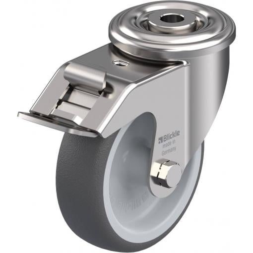 Blickle 847099 LEXR-PATH 100G-FI Otočné kolečko s brzdou Ø kola: 100 mm nosnost (max.): 150 kg 1 ks