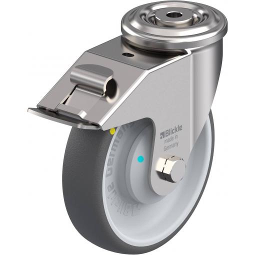 Blickle 853701 LEXR-PATH 160KAD-FI-ELS Otočné kolečko s brzdou Ø kola: 160 mm nosnost (max.): 260 kg 1 ks