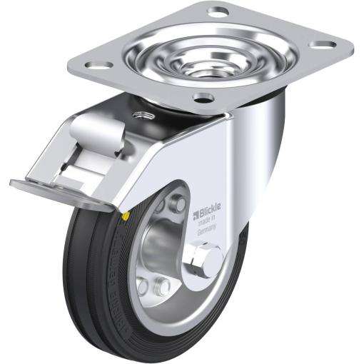 Blickle 604785 LE-VE 100R-FI-EL Otočné kolečko s brzdou Ø kola: 100 mm nosnost (max.): 70 kg 1 ks