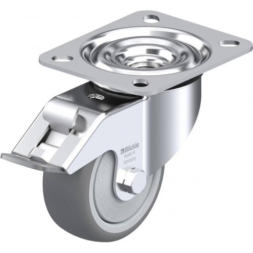 Blickle 626218 LE-TPA 80KF-FI Otočné kolečko s brzdou Ø kola: 80 mm nosnost (max.): 100 kg 1 ks
