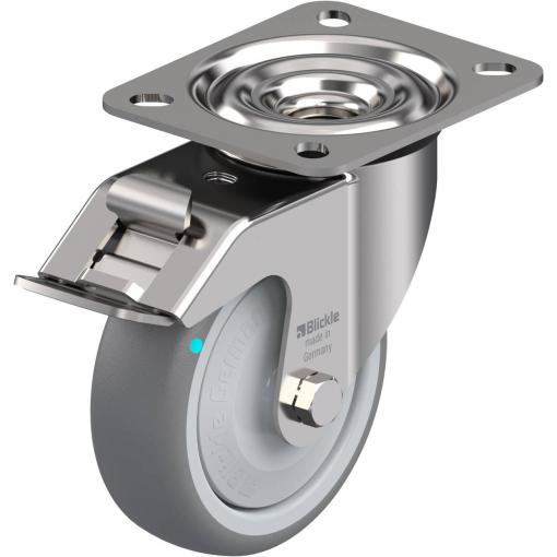 Blickle 760853 LEX-TPA 102KFD-FI Otočné kolečko s brzdou Ø kola: 100 mm nosnost (max.): 110 kg 1 ks