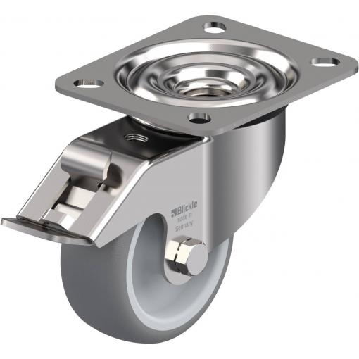 Blickle 746618 LEX-TPA 80G-FI Otočné kolečko s brzdou Ø kola: 80 mm nosnost (max.): 100 kg 1 ks