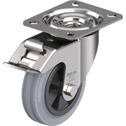 Blickle 297499 LEX-VPP 100G-FI-SG Otočné kolečko s brzdou Ø kola: 100 mm nosnost (max.): 70 kg 1 ks