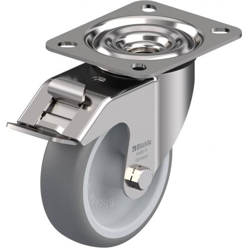 Blickle 613984 LEX-TPA 102G-FI Otočné kolečko s brzdou Ø kola: 100 mm nosnost (max.): 110 kg 1 ks