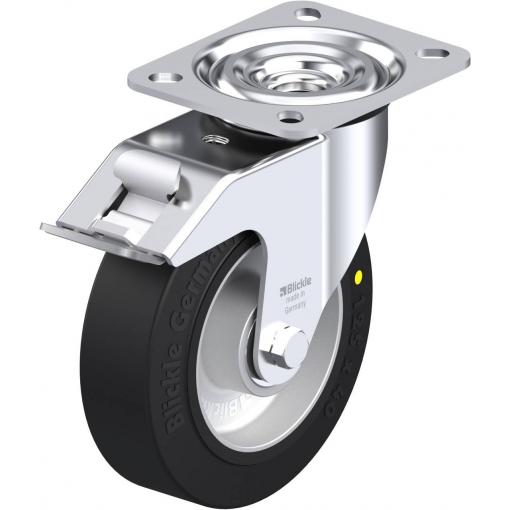 Blickle 659383 L-ALEV 125K-FI-EL Otočné kolečko s brzdou Ø kola: 125 mm nosnost (max.): 250 kg 1 ks