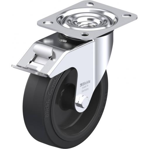 Blickle 761537 LE-POEV 125G-FI Otočné kolečko s brzdou Ø kola: 125 mm nosnost (max.): 150 kg 1 ks