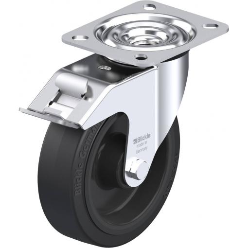 Blickle 410431 LE-POEV 125R-FI Otočné kolečko s brzdou Ø kola: 125 mm nosnost (max.): 150 kg 1 ks