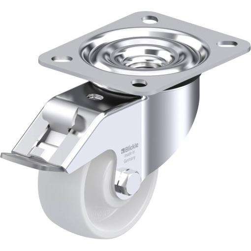 Blickle 498840 LE-PO 75R-FI Otočné kolečko s brzdou Ø kola: 75 mm nosnost (max.): 150 kg 1 ks