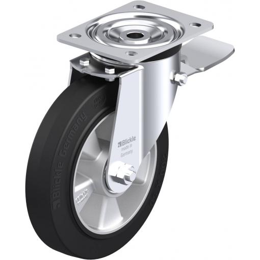 Blickle 291856 L-ALEV 200K-ST Otočné kolečko s brzdou Ø kola: 200 mm nosnost (max.): 400 kg 1 ks