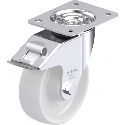 Blickle 452201 LE-PO 150R-FI Otočné kolečko s brzdou Ø kola: 150 mm nosnost (max.): 300 kg 1 ks