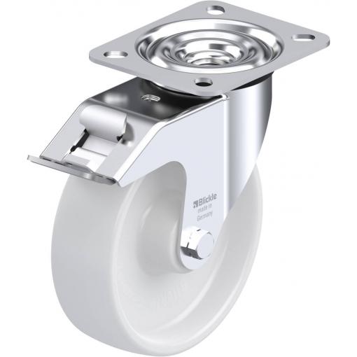 Blickle 446179 LE-PO 125R-FI Otočné kolečko s brzdou Ø kola: 125 mm nosnost (max.): 150 kg 1 ks