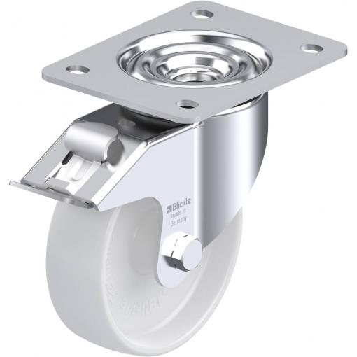Blickle 543181 LK-PO 125G-3-FI Otočné kolečko s brzdou Ø kola: 125 mm nosnost (max.): 300 kg 1 ks