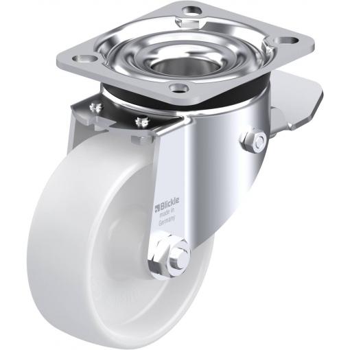 Blickle 252015 LK-PO 100G-1-ST Otočné kolečko s brzdou Ø kola: 100 mm nosnost (max.): 280 kg 1 ks