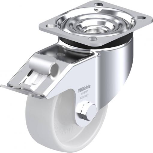 Blickle 609834 LK-PO 100R-1-FI Otočné kolečko s brzdou Ø kola: 100 mm nosnost (max.): 280 kg 1 ks
