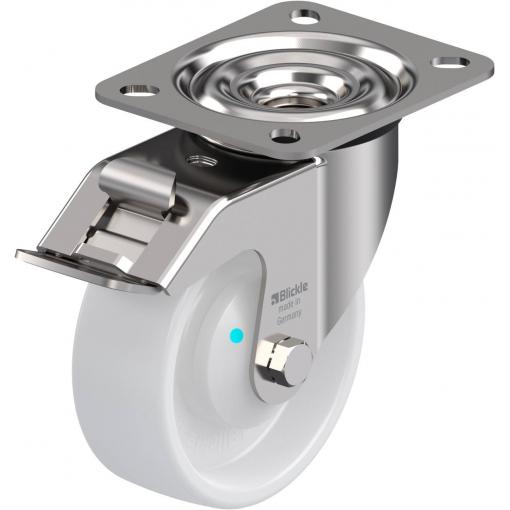 Blickle 583328 LEX-PO 100KAD-FI Otočné kolečko s brzdou Ø kola: 100 mm nosnost (max.): 150 kg 1 ks
