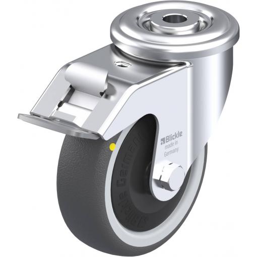Blickle 852181 LER-PATH 100KF-FI-ELS Otočné kolečko s brzdou Ø kola: 100 mm nosnost (max.): 130 kg 1 ks