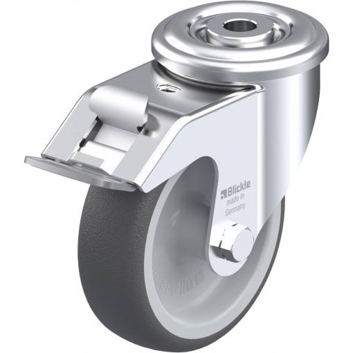 Blickle 847002 LER-PATH 100G-FI Otočné kolečko s brzdou Ø kola: 100 mm nosnost (max.): 150 kg 1 ks