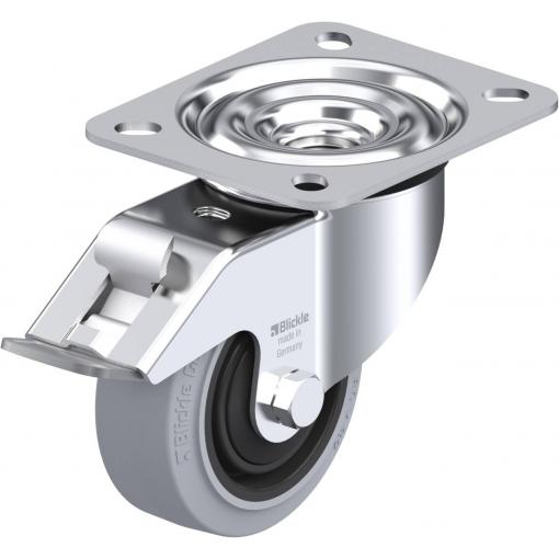 Blickle 850090 LE-POEV 80KF-FI-SG Otočné kolečko s brzdou Ø kola: 80 mm nosnost (max.): 140 kg 1 ks